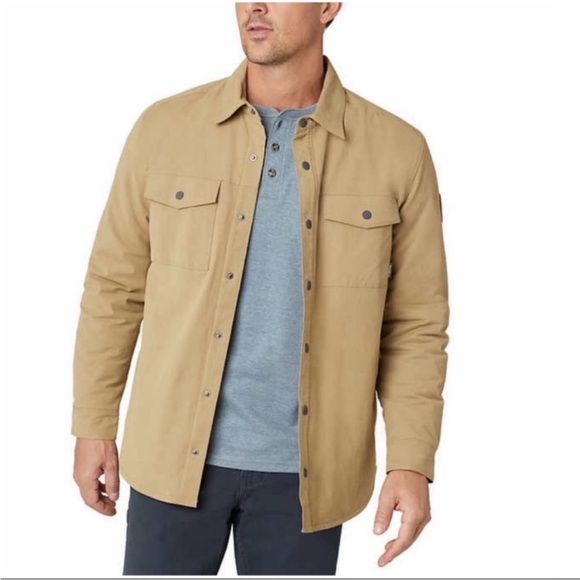 Eddie Bauer Men's Fleece Lined Jacket TAN 3XL - Picture 1 of 5